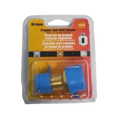 Mr. Heater F276172 Solid Brass Gold Allows 1 Lbs. Propane Tank Refill Adapter C2 • $17.50