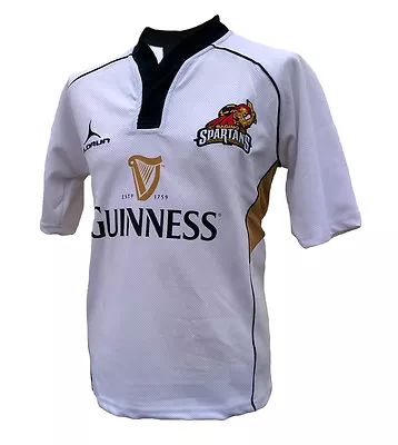 Olorun Spartans Supporters Rugby Shirt White S-4XL  • £10