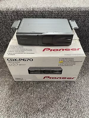 Pioneer CDX-P670 6-Disc Multi Car CD Changer Player BOXED • $98.65