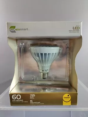 New Sealed Ecosmart 60 Watt Equivalent Led Bright White Par30 Dimmable 15w Bulb • $14.99