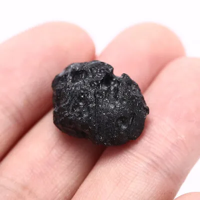 Tektite Meteorite Raw Specimen Mineral Rock Iron Stone Rough Black Space • £6.34