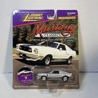 Johnny Lightning 1977 Ford Mustang II Cobra II Mustang Classics Silver • $12.03