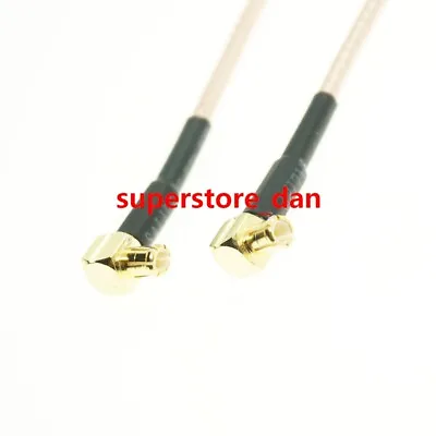 4/6/8/20inch MCX Male Right Angle To MCX Male RA RF RG316 Jumper Cable Pigtail • $2.52