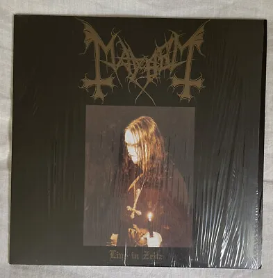 Mayhem - Live In Zeitz - VG++ Gold Vinyl Lp Booklet Shrink 180 Gram Limited Rare • $27
