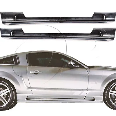 Urethane SLN Style 2pc Side Skirts Fits Ford Mustang 05-09 KBD • $200