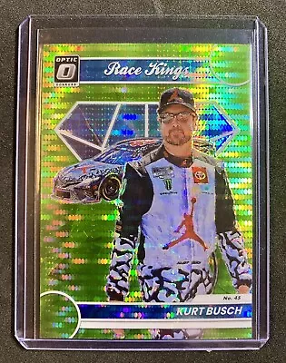 2023 Donruss Racing Kurt Busch Optic Race Kings Green Pulsar #8 NASCAR • $2