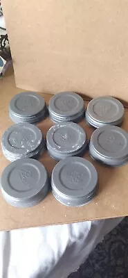8 Zinc Mason Jar Lids New In Box • $17.99