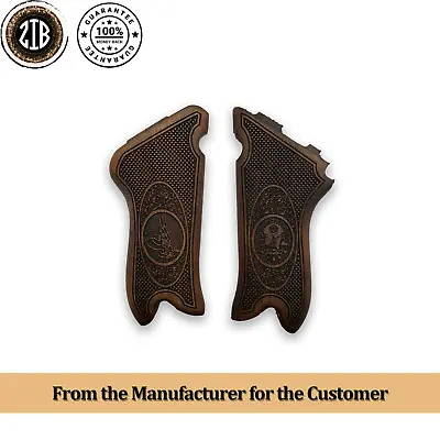 ZIB GRIPS  WW2 German Luger P08 Wooden Grips Handmade From Wood Grips Ars.010 • £30.65