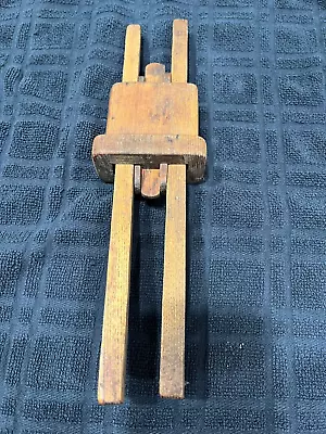 Wooden Double Bar Mortise Marking Gauge Scribe Carpenters Tool - Vintage • $15