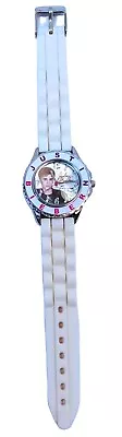 Accutime Justin Bieber Quartz Analog Watch (JB-1222) White W/Silicone Band *READ • $12.50