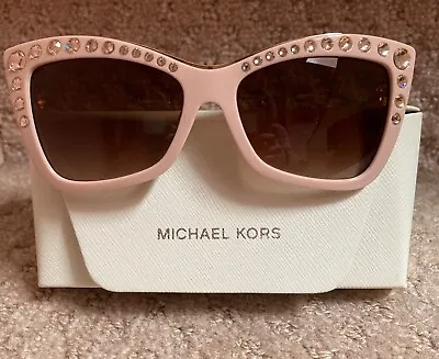 MICHAEL KORS MK2128BU HOLLYWOOD Dusty  Rose Pink Sunglasses NWT • $89