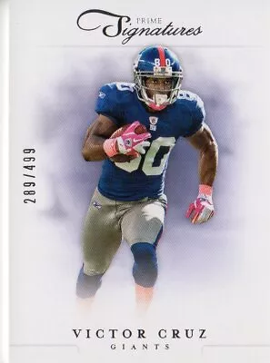 2012 Prime Signatures #85 Victor Cruz • $2.85