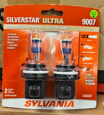 SYLVANIA  9007 SilverStar Ultra - High Performance Halogen Headlight Bulbs • $23