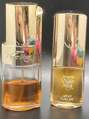 2 Vintage Bottles Aviance Night Musk Prince Matchabelli • $90