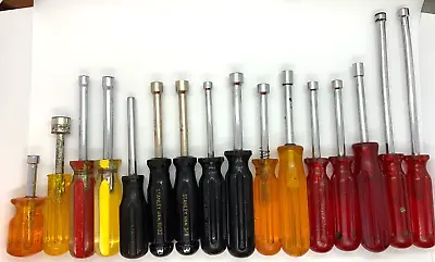 USA Tools SK PROTO Vaco Stanley Nut Driver Lot Set Metric SAE Long Stubby Hex • $46