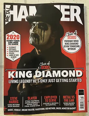 METAL HAMMER February 2020 KING DIAMOND Devin Townsend PARKWAY DRIVE Slayer NEW • $10.49