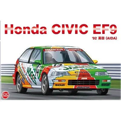 NuNu Model #PN24021 1/24 Honda Civic EF-9 1992 TI Circuit IDA Gr.A 300km Race • $64