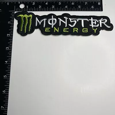 Monster Logo Energy Drink Patch Large Embroidered Iron/Sew On • $4.99