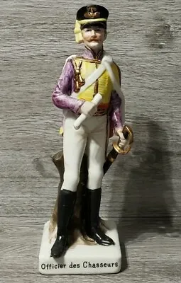 Vintage Porcelain Figurine Officier Des Chasseurs - GENUINE J.B.G. LONDON  • £16.99