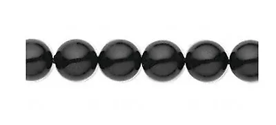 20 Mystic Black Swarovski Crystal 5810 Pearl Beads 8MM • $3.60