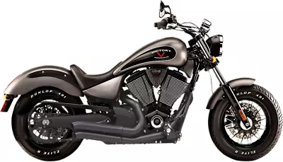 Bassani Pro Street Black Exhaust 06-15 Victory Kingpin Vegas Gunner Judge • $879.95