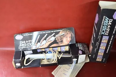 Vintage 1977 Sunbeam Dial-a-Style Expandable Hair Curler Curling Iron Mist-Stick • $35