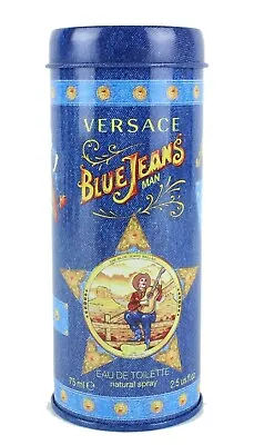 Versace Blue Jeans * PERFUME For Men * 2.5 Oz 75 Ml * Eau De Toilette New In CAN • $27.25