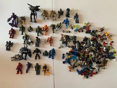 Mega Bloks Halo Huge Figure Parts Incomplete Figures Some Rare Lot Plus Extras • $24.99