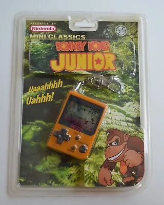 1998 New Nintendo Mini Classics Donkey Kong Junior Key Chain Game & Watch • $64.50