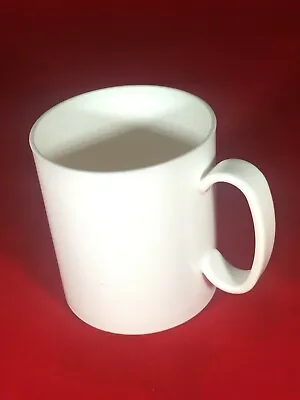 Unprinted White Plastic Mug NEW Suitable For Dye-sublimation And Acrylic Paints • £5.40