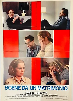 1974 Scenes From A Marriage IT Poster Ingmar Bergman Liv Ullmann Bibi Andersson • $124.99