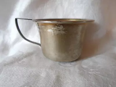 Antique Vintage Sterling Silver Baby Cup No Mono 16 Grams Plain • $17