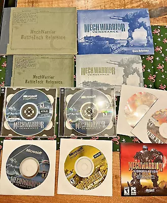 8 Discs Microsoft Pc Mechwarrior 4 Compilation Vengeance Mercenaries (e) • $41.24