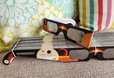 ISO CERTIFIED 12312-2 LUNT SOLAR SYSTEMS Eclipse Glasses 2024 -I SHIP SAME DAY! • $4.09