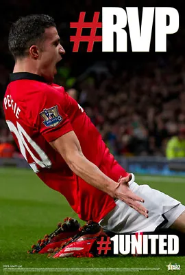 Robin Van Persie #RVP Manchester United FC Soccer UK Import 24x36 Wall POSTER • $17.99