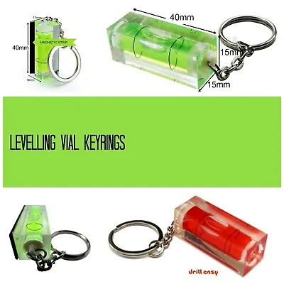 Mini Spirit Level Bubble 40 X 15mm Key Square Quality Levelling Caravan Building • £4.30