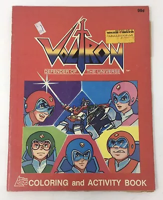 Vintage 80s VOLTRON Defender Of The Universe Coloring And Activity Book 1985 • $9.99