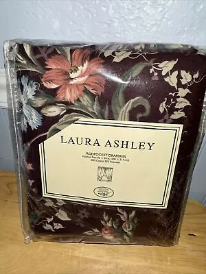 2pc SET New Laura Ashley  Olivia  Rod Pocket Draperies Window Treatment 84  • $52