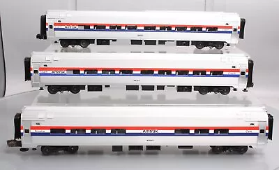 MTH 20-6519 O Amtrak Amfleet Passenger Car Set (Set Of 3) • $176.34