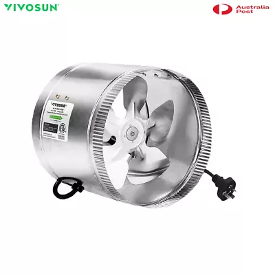 VIVOSUN 6 Inch Inline Duct Booster Fan HVAC Exhaust Ventilation Fan Air Blower • $37.99