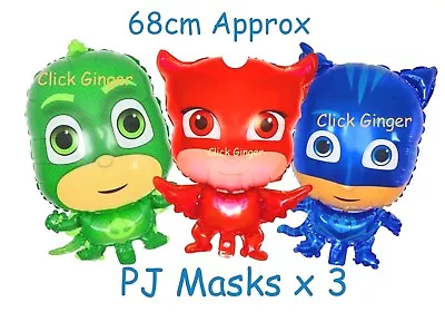 PJ Masks Gekko Catboy Owlette Balloons Jumbo Helium Party Balloon Decoration  • $9.95