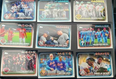 2024 Topps Series 1 Baseball Lot Of (12] Team Insert Cards • $10