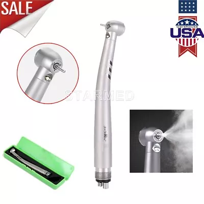 Dental LED Fiber Optic Integrate E-generator High Speed Handpiece 4 HOLE Midwest • $28.14