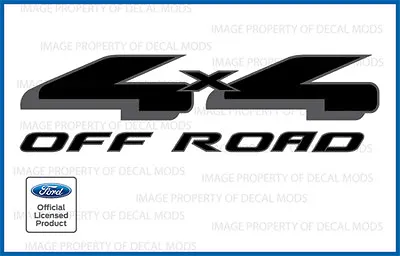 PAIR 97 - 08 Ford 4x4 Off Road Decals Stickers Bed Side Offroad Black Gray FH1G1 • $22.96