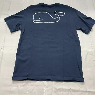 Vineyard Vines Boys Youth Size 12-14 Navy Blue Short Sleeve T-shirt • $9.99