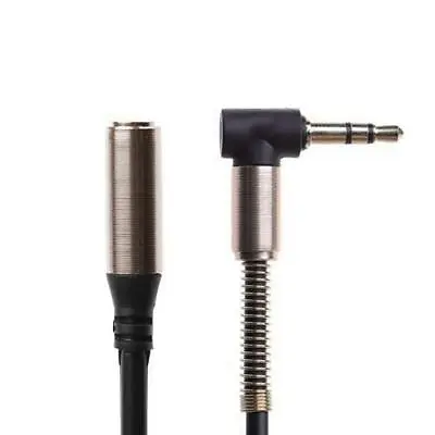 3.5MM Jack Audio Aux Cable 90 Right Angle Male To Female Audio Extension Cable • $6.49