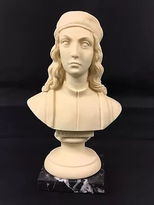 🌸rare🌸raffaello Head Figurine Sculptor G. Ruggeri Made In Italy Marble Base • $69.99