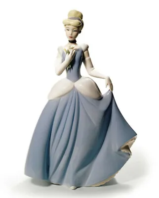 Nao By Lladro #1681 Cinderella Brand Nib Disney Princess Blue Large Save$$ F/sh • £193.02