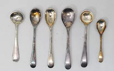 SALT / MUSTARD SPOONS Silver Plated Job Lot Antique Vintage EPNS • £4.95