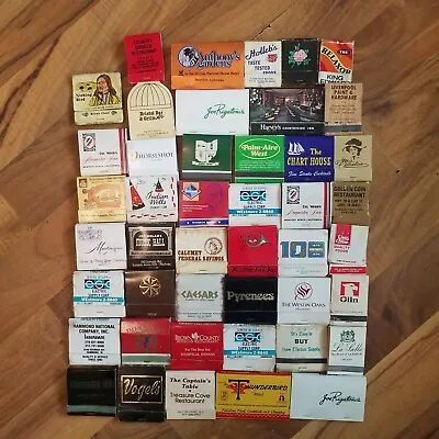 Lot Collection Matchbooks Motel Restaurants Bars Hotel Insurance Oh Boy VTG • $7.88